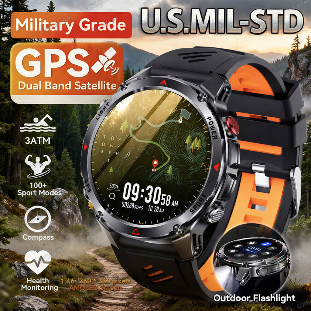 Outdoor Adventure Hours - 2026 New Outdoor Military GPS Smart