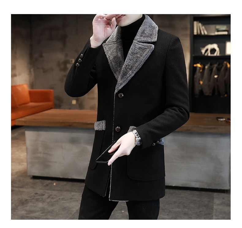 Outdoor Adventure And Travel - Wool Blend Coat Beige Mans Safari