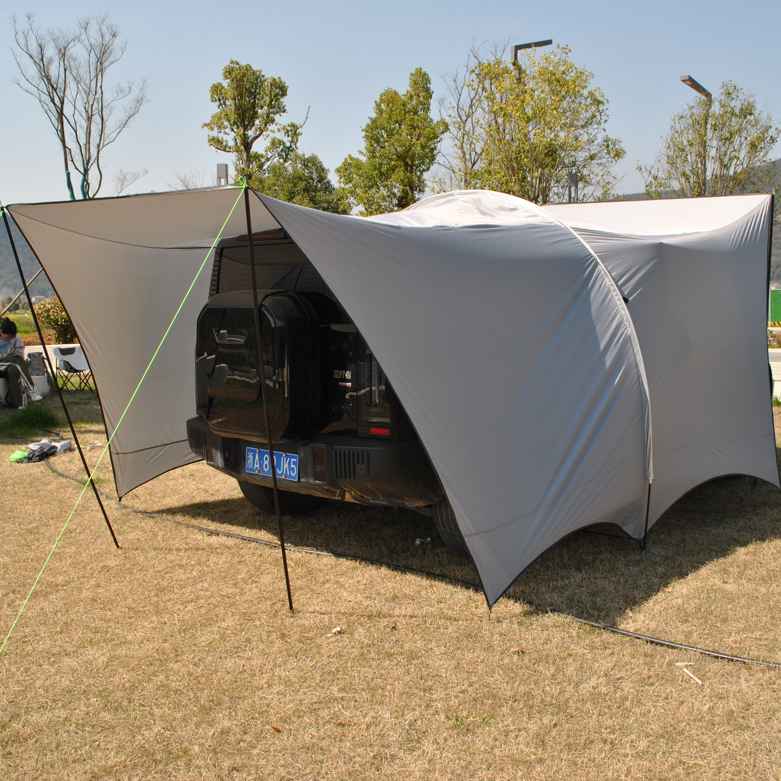 Camping Tarp 6 Person Car Awni – Hammock Rain Tarp Bewertung und Preis