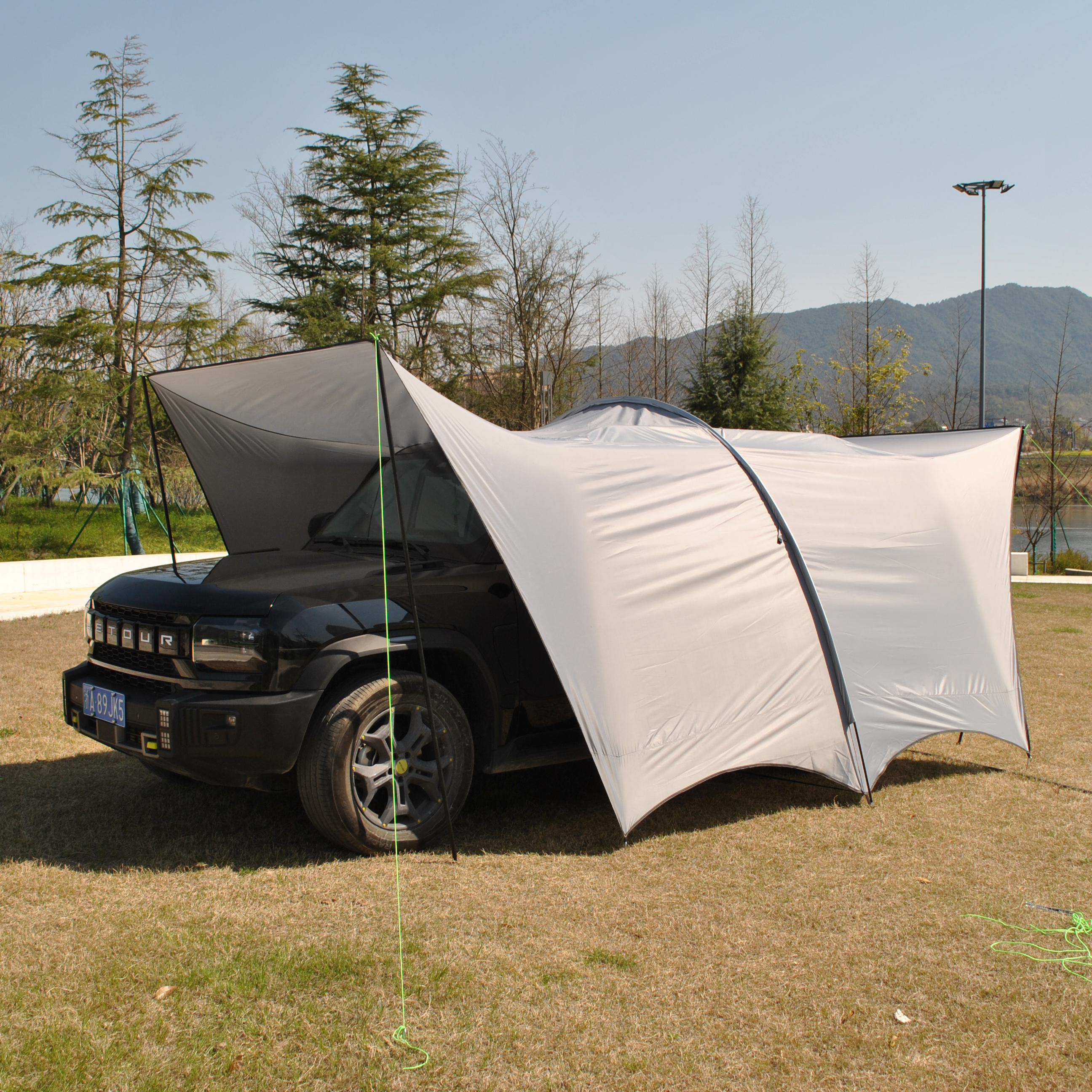 Camping Tarp 6 Person Car Awni – Hammock Rain Tarp Bewertung und Preis