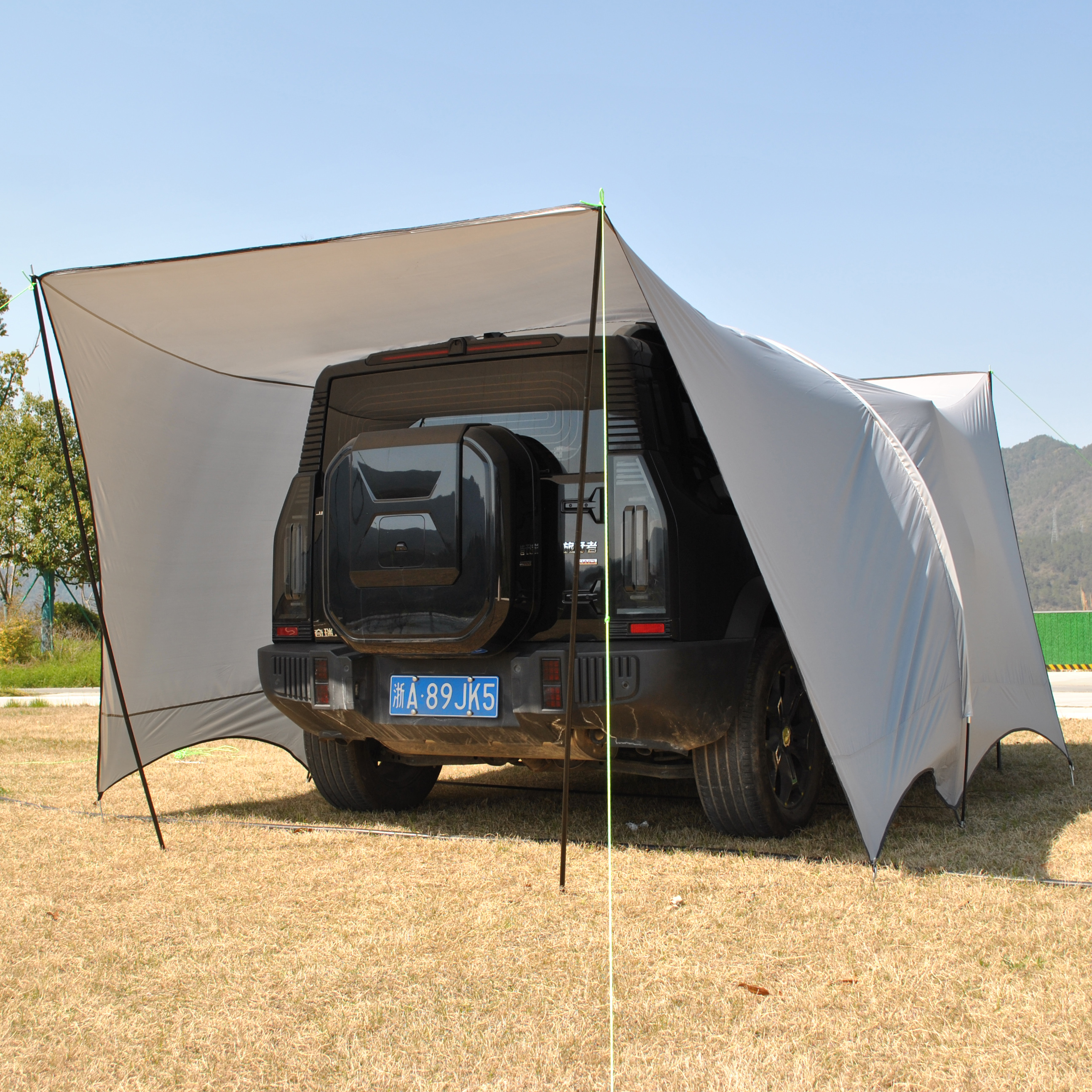 Camping Tarp 6 Person Car Awni – Hammock Rain Tarp Bewertung und Preis
