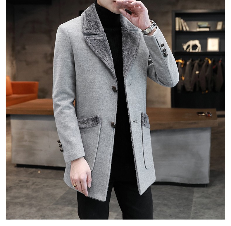 Wool Blend Coat Beige Mans Saf – Outdoor Adventure And Travel Bewertung und Preis