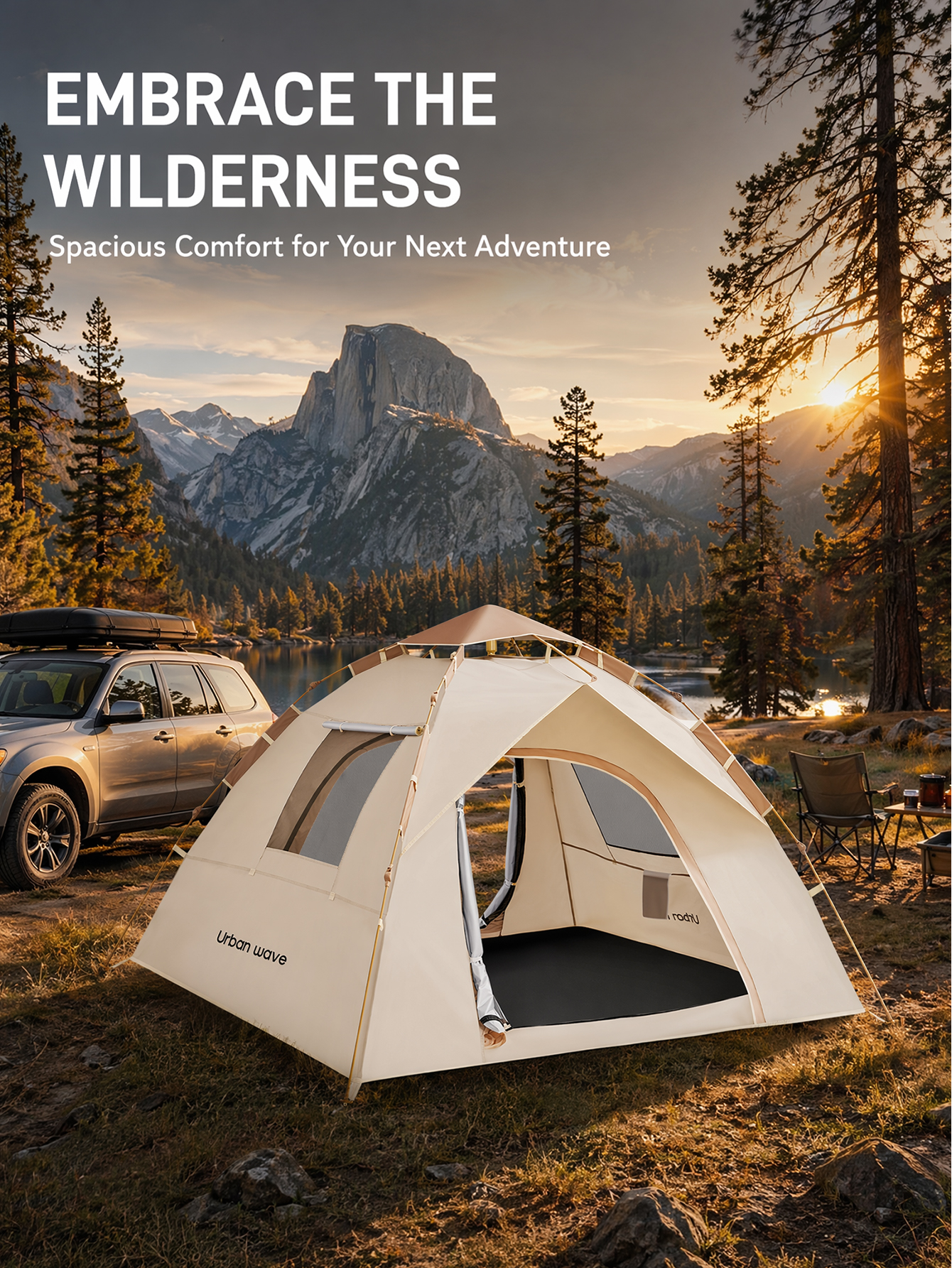 Automatic Pop-up Camping Tent, – Outdoor Adventure Holidays Bewertung und Preis