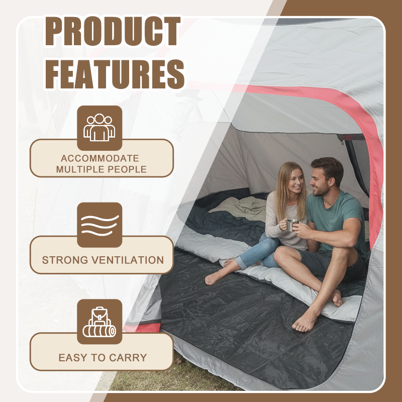 8 Person Camping Tent with Mes – Outdoor Adventure Festival Bewertung und Preis