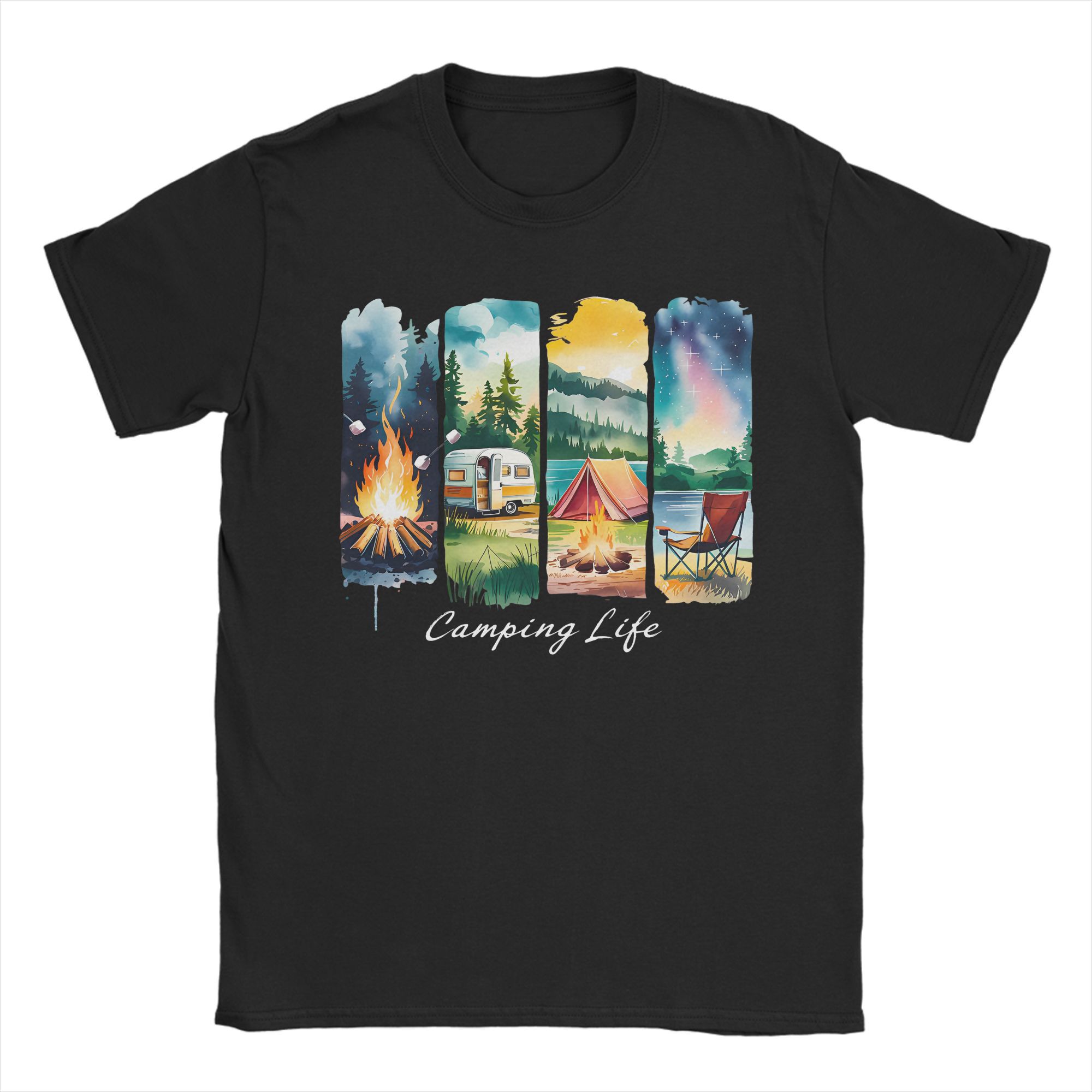 Camping Life T-Shirt RV Tent C – Outdoor Adventure Rv Bewertung und Preis