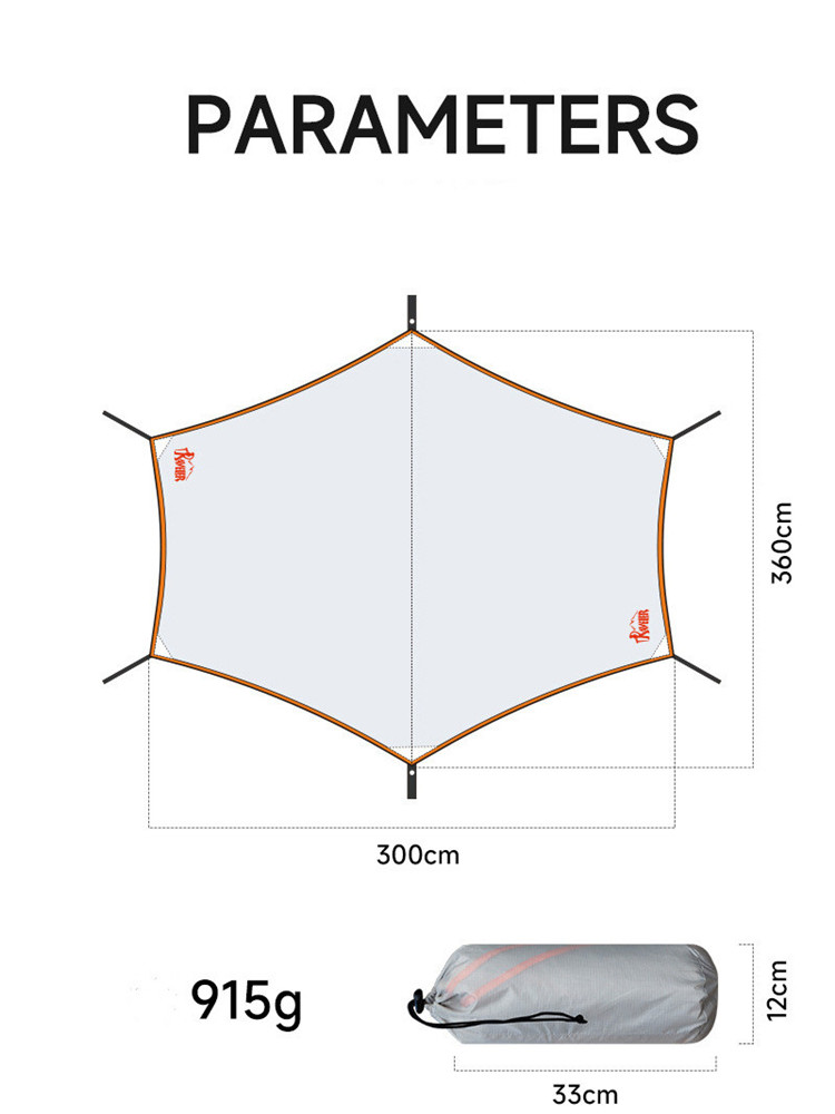 Sunshade canopy tent, sun-proo – Hammock Rain Tarp Bewertung und Preis