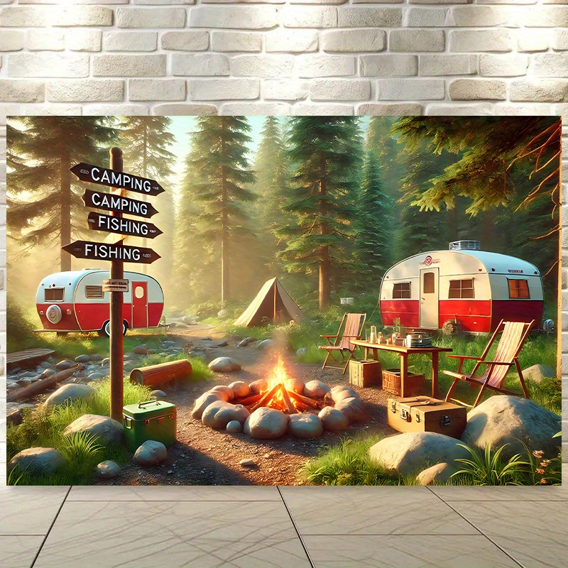 Camping RV Trailer Tapestry Ou – Outdoor Adventure Rv Bewertung und Preis