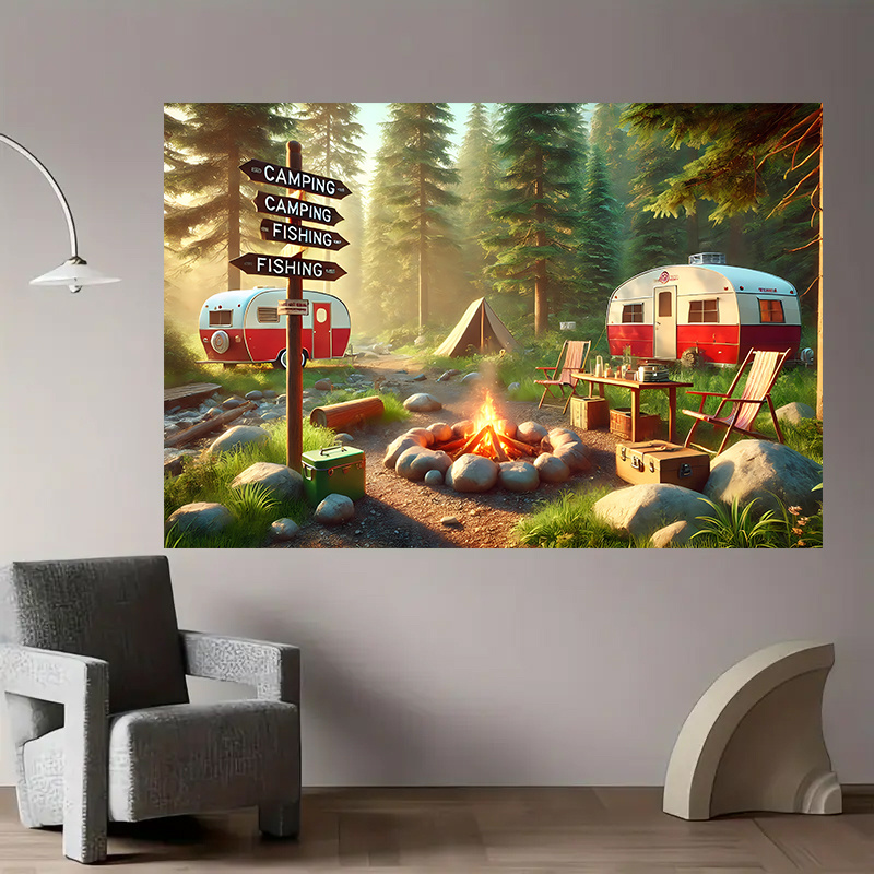 Camping RV Trailer Tapestry Ou – Outdoor Adventure Rv Bewertung und Preis