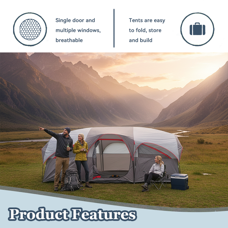 8 Person Camping Tent Mesh Ven – Outdoor Adventure Festival Bewertung und Preis