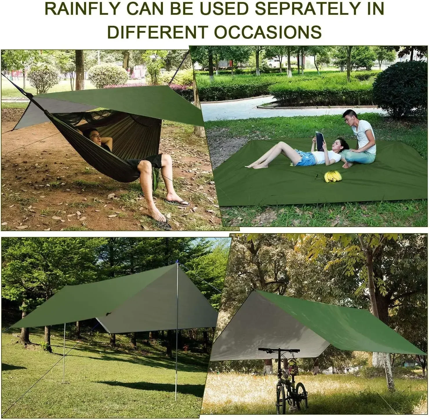 Camping Hammock with Rain Fly  – Hammock Rain Tarp Bewertung und Preis