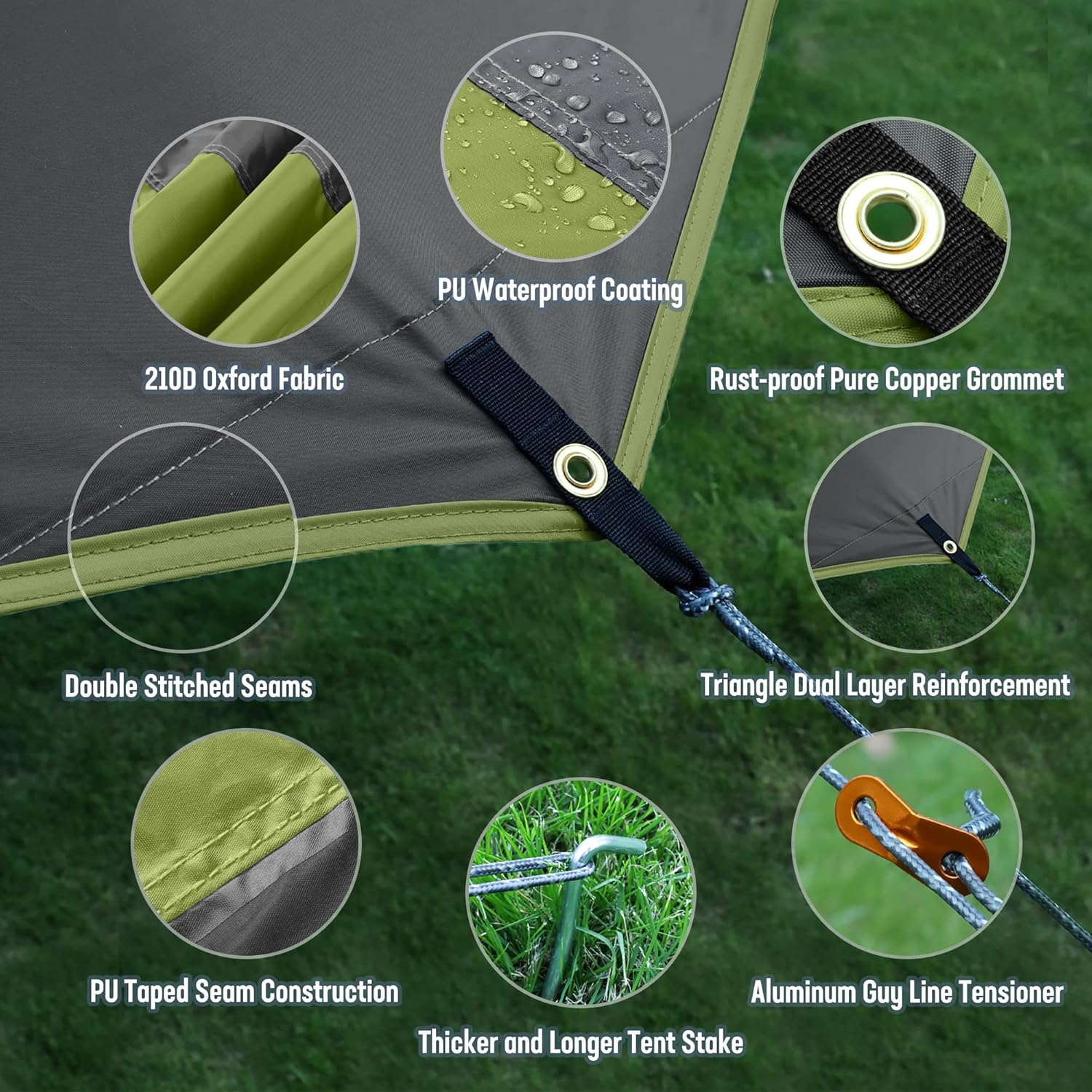 Camping Tarps for Tents, Water – Hammock Rain Tarp Bewertung und Preis