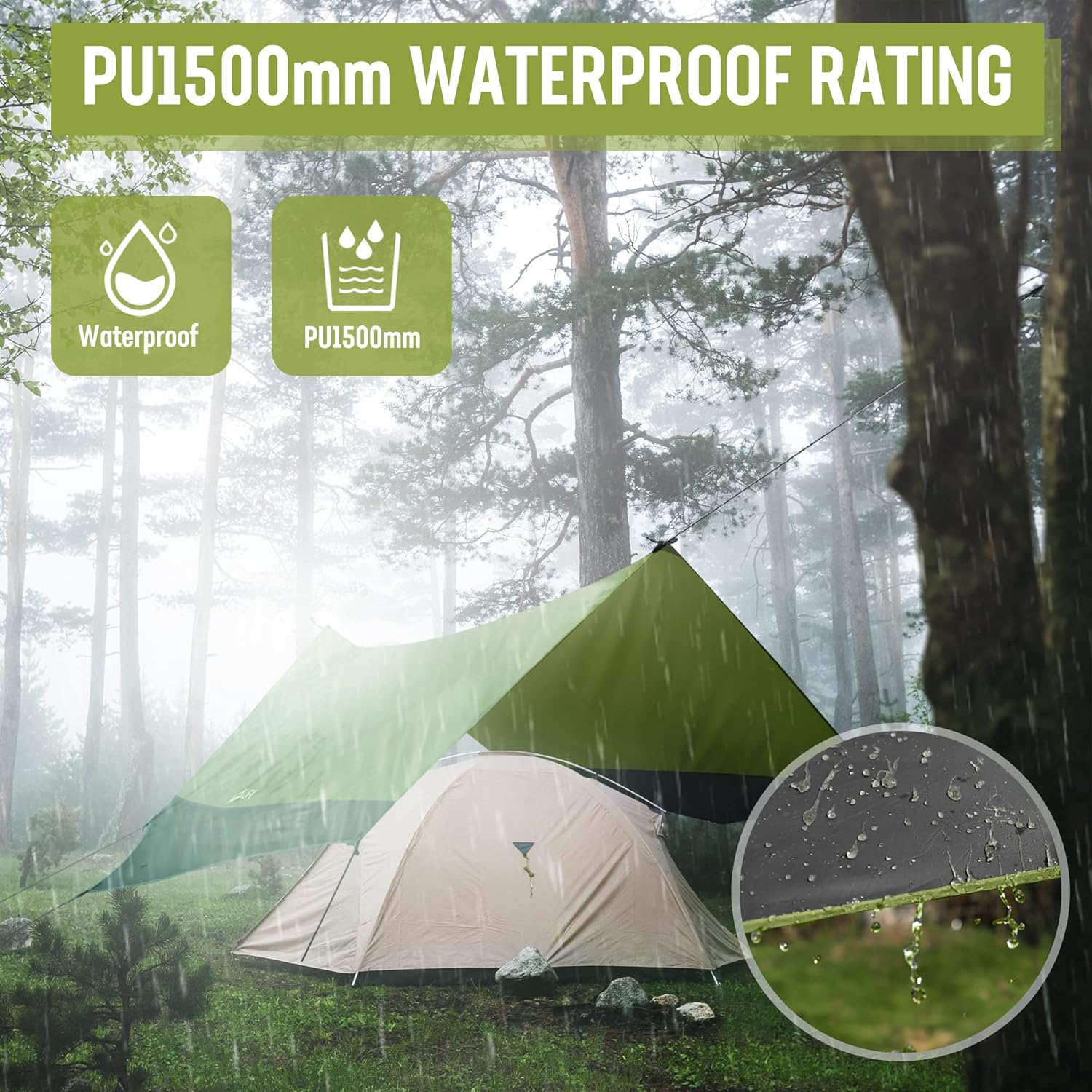Camping Tarps for Tents, Water – Hammock Rain Tarp Bewertung und Preis