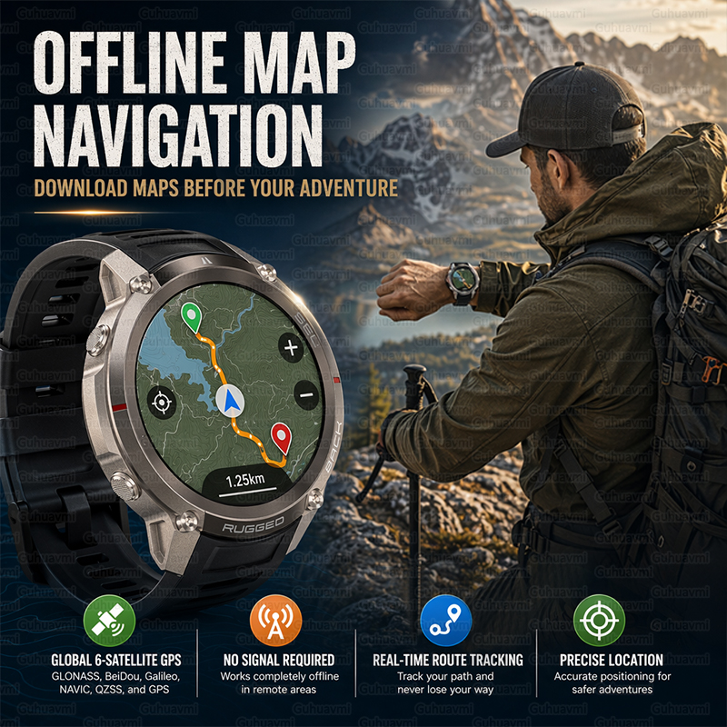 Outdoor Tactical GPS Smart Wat – Outdoor Adventure Hours Bewertung und Preis