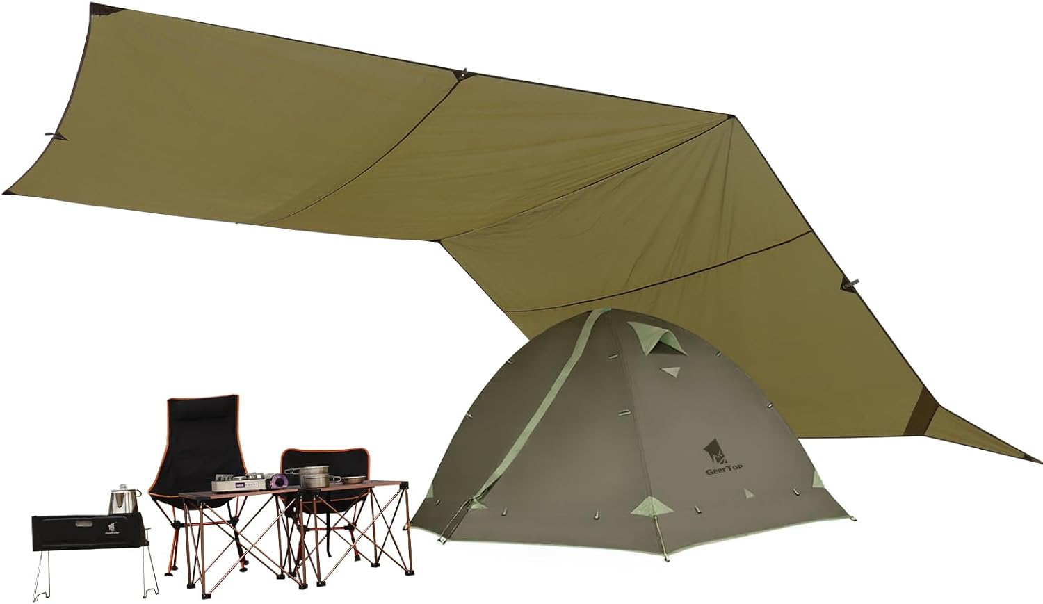 17×10 ft Large Camping Tent Ta – Hammock Rain Tarp Bewertung und Preis