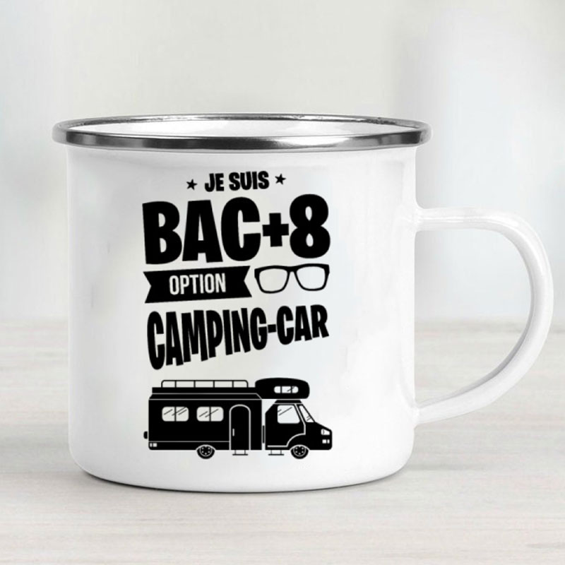 Camping Car Enamel Mug Adventu – Outdoor Adventure And Travel Bewertung und Preis