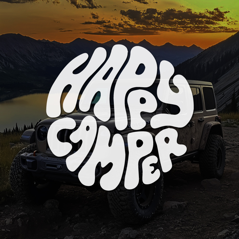Happy Camper Boho Vinyl Sticke – Outdoor Adventure Rv Bewertung und Preis
