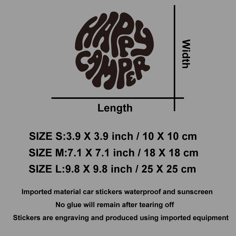 Happy Camper Boho Vinyl Sticke – Outdoor Adventure Rv Bewertung und Preis