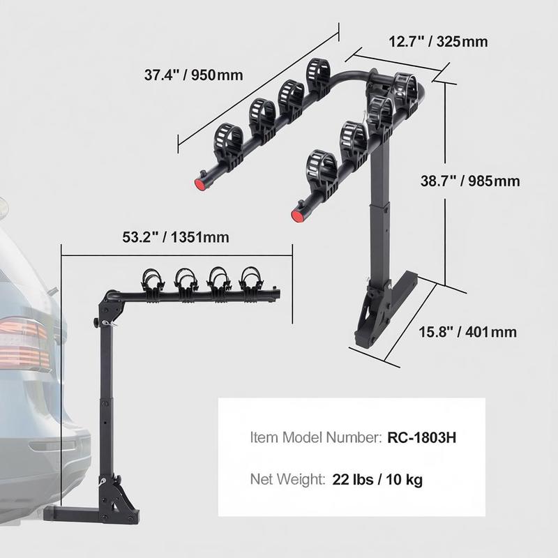 Vehicle Bicycle Carrier 4-Bike – Outdoor Adventure And Travel Bewertung und Preis