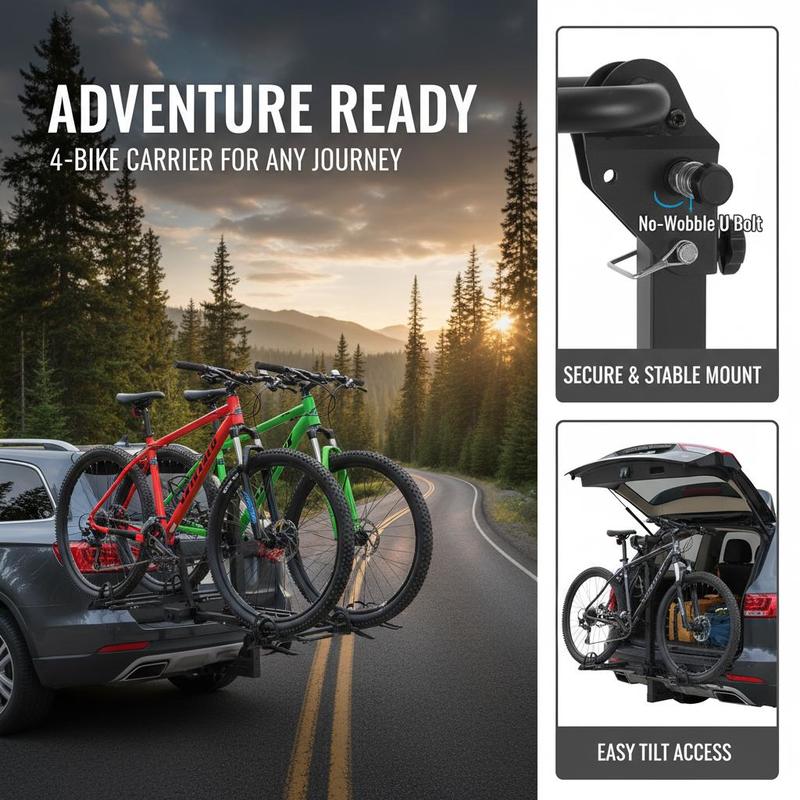 Vehicle Bicycle Carrier 4-Bike – Outdoor Adventure And Travel Bewertung und Preis