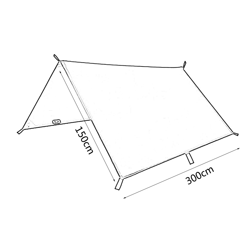 3x3m Awning Waterproof Sun She – Hammock Rain Tarp Bewertung und Preis